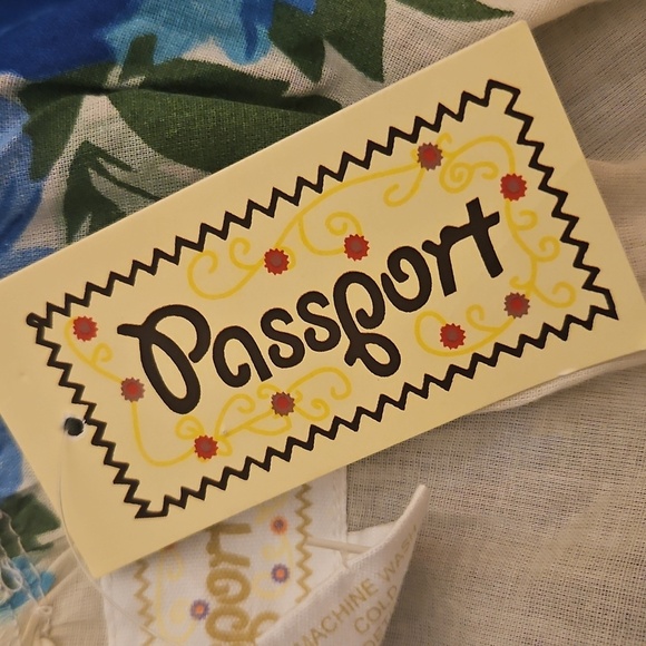 PASSPORT Floral Ruffle Lace Trim Sleeveless V-Neck Coquette Top - Picture 9 of 10